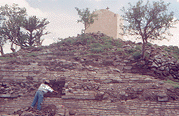 vista del lado sur de la piramide